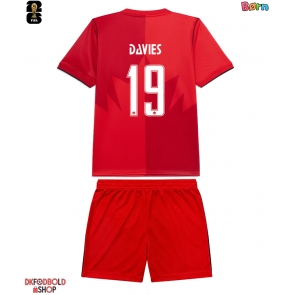 Canada Alphonso Davies #19 Hjemmebanesæt Børn VM 2026 Kort ærmer (+ korte bukser)